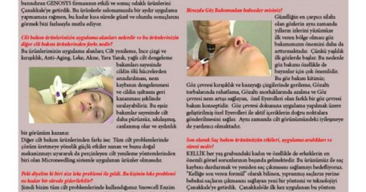 Çanakkale Aktuel Dergisi Ocak 2013 Röportajı